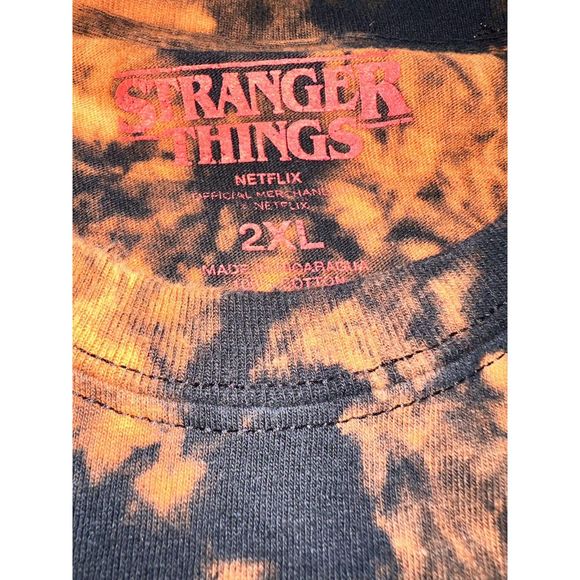 Stranger Things Characters Bleached Tee - Picture 2 of 2